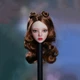 SUPER DUCK 1:6 SDH033C Head Model Brown Curly Beauty Fit 12'' Pale Action Figure