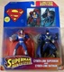 Cyber Link Superman Man of Steel and Batman Action Figure Set Kenner 1996 - New