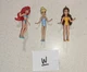 Disney Princess Magiclip Polly Pocket Style Lot of 3 Dolls ONLY (W)