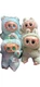 POP MART THE MONSTERS Plush Keychain Stuffed Animal Lot, Blue Green Beige