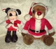 Disney Christmas Mickey Mouse Plush Ornament Dan Dee Rudolph Musical Nose Lights