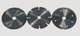 3 Pack BLACK + DECKER 4" Diamond Blades. Segmented, Continuous, Turbo Blades.