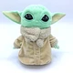 Star Wars Mattel Lucasfilm 2020 The Child Baby Yoda 9" Green Brown Plush