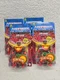 Lot Of 4 Unpunched Mattel Masters of the Universe 5.5 in Sun-Man Action Figure