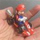 Hot Wheels Diecast Kart Toy Red Black Blue Nintendo Mario Kart 1:64 Vehicle