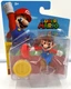 2021 Jakks Pacific Mario with Coin 2.5" Vinyl Figure Nintendo Super Mario MIP