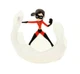 DISNEY PLAY FIGURE SET 3" VIOLET PIXAR THE INCREDIBLES 2 TOY DOLL CAKE TOPPER