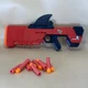 NERF Roblox MM2: Shark Seeker Dart Blaster, Shark-Fin Priming / Used +10 dart
