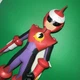 Megaman NT Warrior Protoman Action Figure w/ Sword 10.5" High G4375 Mattel!