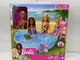 ​Barbie Doll, 11.5-Inch Blonde and Pool Playset with Slide and Accessories GHL91
