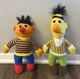 Playskool Bert 72901 And Ernie 72900 Plush 1984 Vintage Sesame Street Plush