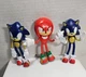 2 SONIC THE HEDGEHOG BENDEMS + KNUCKLES " BENDABLE POSEABLE COLLECTABLE SEGA