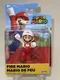 Fire Mario Action Figure World of Nintendo Super Mario 2.5" 2020 Jakks NIB