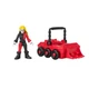 IMAGINEXT DC Super Friends Slammers Harley Quinn & Laff Mobile New Fisher Price