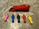 Vintage 1994 Bandai Power Rangers Thunderzord Assault Team pilot mini figures
