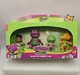 Barney's World Hey Friends Pack Set 4 Toy Figures JHB26 Mattel Fisher Price