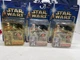 STAR WARS ATTACK OF THE CLONES CLONE TROOPER RED 2002 HASBRO #84635 LOT OF 3 NEW