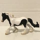 CollectA Black & White Piebald Gypsy Mare Vinyl Toy Animal Figure