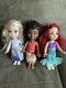 Disney Princess Petite Dolls Set Of 3 Dolls Anna Moana Ariel