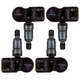 4 TPMS Pressure Sensors Plug & Play Anthracite for Saab 44809 Proximity Meters