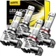 48000LM 9005 9006 Hi Low Beam LED Bulbs for Honda Civic 2004-2015 Plug & Play