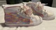 NICKELODEON Jojo Siwa White Pink Shoes Sequence Sneakers  Girls Hi-Top size 3