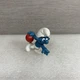 Smurfs 20051 Bowler Smurf Bowling Vintage Figure PVC Schleich Peyo 1979