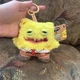 Fuggler x Spongebob SquarePants Spongebob Keyring Plush 4.5&rdquo; Keychain NEW NWT