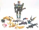 Jazwares Fortnite Legendary Series Brawler Kit Robot Figure 2 Weapons & Cat!