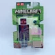 Mattel Minecraft Action Figure - ENDERMAN Ender Pearl & Grass Block New