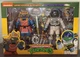 NECA TMNT SAMURAI ADVENTURE MICHELANGELO AND SPACE DONATELLO  FIGURES MISB