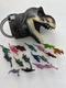 Jurassic Park Universal Studios Fill a Dino Tyrannosaurs TRex Head with 17 dions