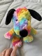 Vintage 7" HALLMARK SNOOPY PEANUTS PLUSH New w/TAGS, Tie-Dye, Multicolor TOY