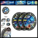 LOZLIN Diamond Blades 3-Pack 4.5" Diamond Multi-Purpose Saw Blades - Heavy Duty