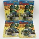 Vintage 1994 TMNT B-Daman Ninja Shooter MOC NEW Takara Japan Set of 4 US SELLER