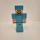 Minecraft Steve Action Figure Wearing Diamond Armor By Mattel