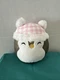 Jazwares Toys Christmas Squishmallows Luna the Penguin With Pink Gingham Hat 6&rdquo;