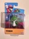 NIB Jakks Pacific World of Nintendo Super Mario Green Yoshi 2 1/2" Figure Toy
