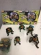 Playmates Toys /mirage studios 1988 Teenage Mutant Ninja Turtle Figure lot 9 Pc