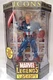 MARVEL LEGENDS CAPTAIN AMERICA UNMASKED 12" ICONS SERIES 1 NEW  TOY BIZ