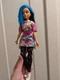WILD HEARTS CREW DOLL MATTEL GGV76 KENNA ROSWELL Blue hair and Hello Kitty Shirt