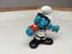 Schleich Smurf Policeman - 20123 - Smurfs Uniform White Police Germany 