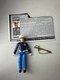 Gung Ho V2 Marine Dress Blues 1987 100% GI Joe Hasbro Action Figure & File Card
