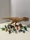 Jurassic World Chomping T-Rex Tyrannosaurus Rex and McDonald Figures w/ Others