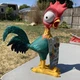 NEW Disney Moana Squeeze And Scream HEIHEI 13" Rubber Chicken 2017 JAKKS