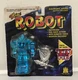 Vtg 1993 Toy State No 8000 Mini Robot Motorized Robotic Voice Blue Color Auction