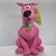 Scooby-Doo Plush Dog Fluorescent Neon Pink  2013 Stuffed Animal Toy 12"