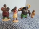 Disney Moana Island Figurine Set Maui Fishhook 4 Figure Set Jakks             S