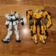RX-79 Ez8 Gundam Ground Type Mobile Suit In Action Figure Bandai + Transformer