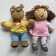 Vintage &lsquo;96 Playskool Talking Arthur Doll Works & Sister DW Eden PBS Plush Set